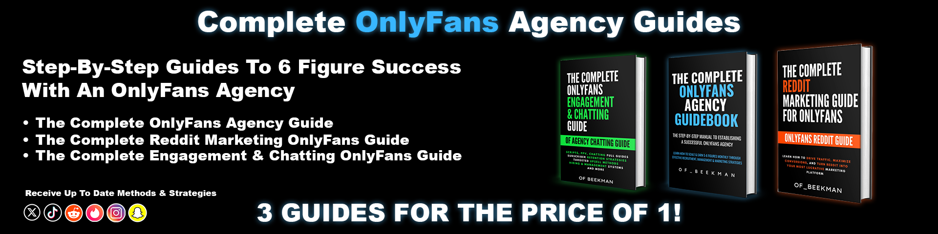 The Complete OnlyFans Agency Guides Bundle